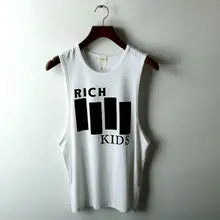 Vogue of new fund of 2015 summer daily hip-hop cross tide t-shirts printed sleeveless round collar T-shirt man Vogue of new fund of 2015 summer daily hip-hop cross tide t-shirts printed sleeveless round collar T-shirt man