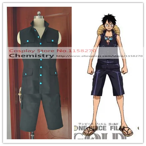 One Piece Film Gold Luffy Cosplay Costume Cosplay Costume Patterns Cosplay Vampirecosplay Costume Men Aliexpress