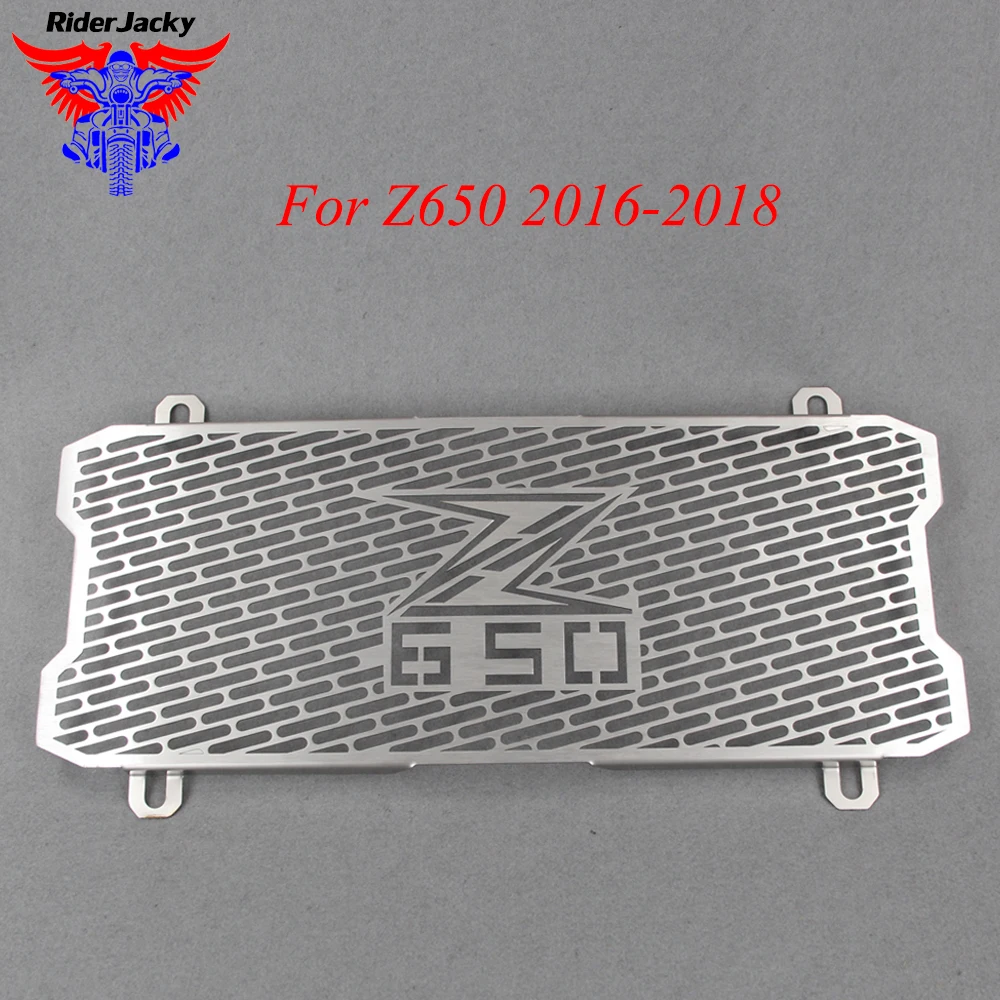 

For Kawasaki Z650 2016-2018 2017 Z 650 Radiator Grille Guard Cover Protector Motorcycle Stainless Steel