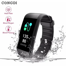 Congdi R11 Смарт Браслет крови Давление уровень кислорода в крови монитор сердечного ритма Лидер продаж Фитнес трекер для Android браслет IOS