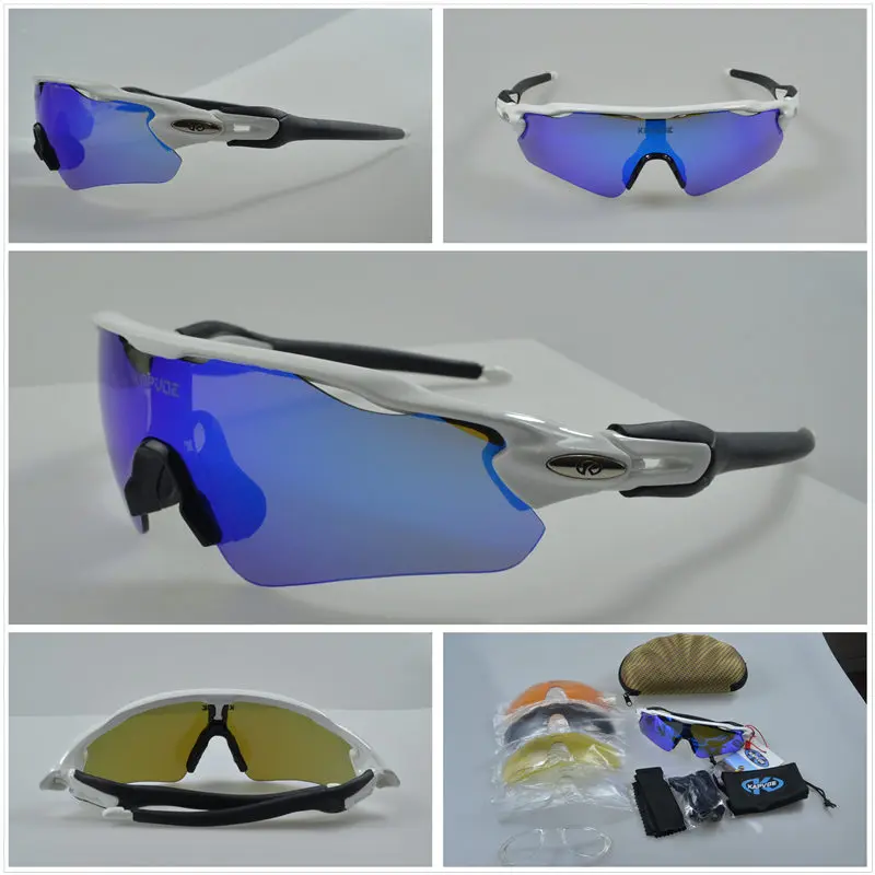 2018 Kapvoe Polarized Cycling Sunglasses Outdoor Sport Bicycle SunGlasses Cycling Glasses Cycling Goggle Eyewear 5 Lens