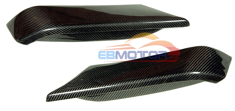 M P Stye Real Carbon Fiber Front Top Splitter 1pair For F80 M3 F82 F83 M4 Front Bumper 2014UP