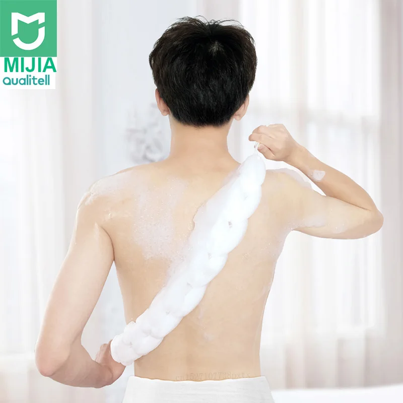 

Xiaomi Youpin Qualitell Shower Cleaning Towel Bath Shower Sponge Elongated Bathing Tool Body Cleaning Bath Ball Mesh Foam