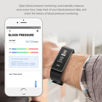 

Original KYP-002 sports wristband blood pressure monitor sleep tracker smart band alarm clock smart bracelet for ios android