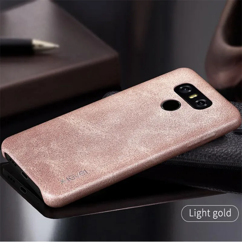 Новый чехол накладка для lg g6 v20 G7 G8 THINQ кожаный s и чехлы люксовый бренд x level