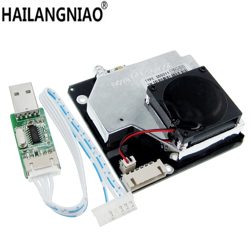 10PCS/LOT Nova PM sensor SDS011 High precision laser pm2.5 air quality detection module Super dust sensors | Электроника