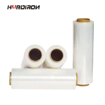 

HARDIRON 0.02mm Industrial Fresh-keeping Packaging Film Super Strong PE Stretch Plastic Durable Winding Packaging Film