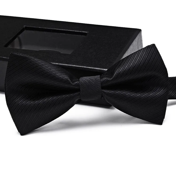 Новое поступление шелк многоцветный с подарочной коробкой 24 цвета мужской галстук-бабочка модные свадебные платья аксессуары
