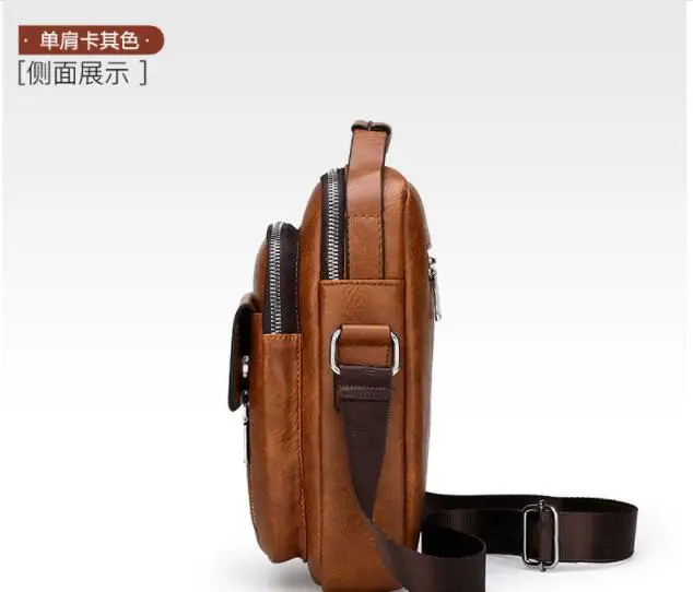 New Men's Bag Fashion Europe And America Business Men's Shoulder Bag Messenger Bag Computer Briefcase