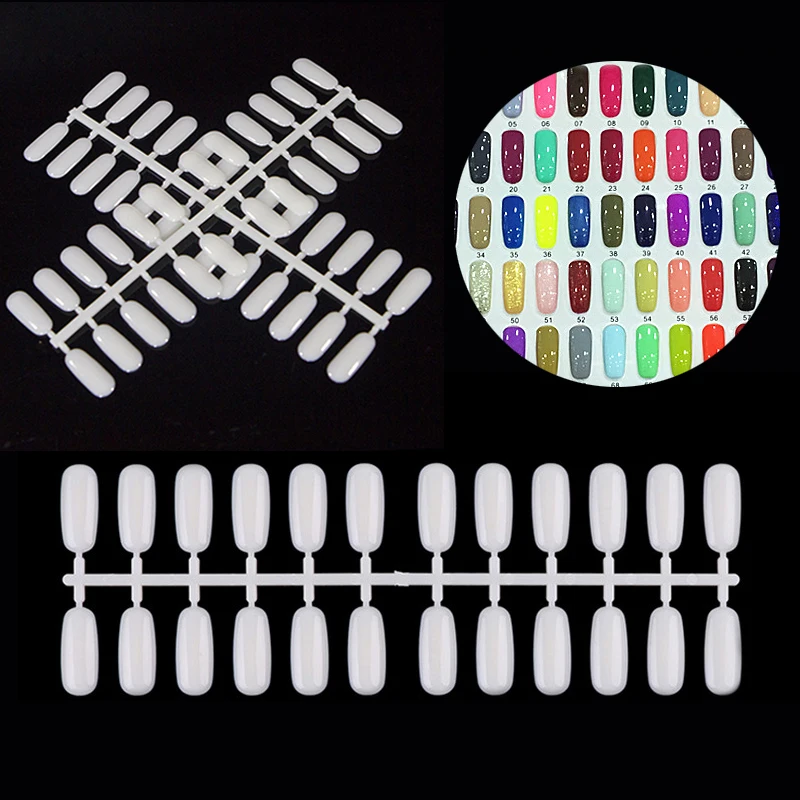 

120 Tips/Pack Nail Design Fake Nails Faux Ongles Full Cover False Acrylic Nails Art Polish Display Design Tips