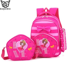 Baijiawei niños mochilas estudiantes mochila para niños niñas de la escuela primaria bolsas zip impermeable mochila mochila infantil
