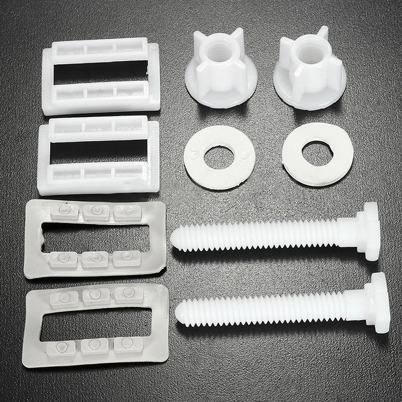 

Mayitr 1 Pair Toilet Seat Hinge Bolts Replacement Screws Fixing Fitting Kit Repair Tool For Bathroom Accessories