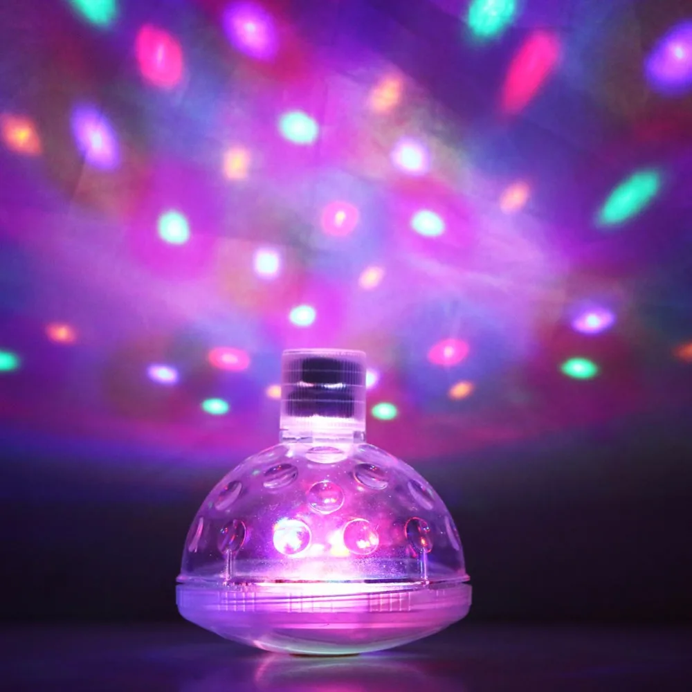 Hot Selling 4 LED Swimming Pool Underwater Glow Light Pond Spa Tub Waterproof Floating Lamp 5 Modes