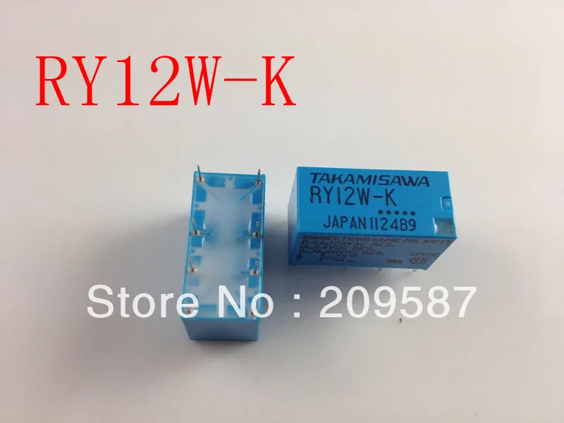 

Реле сигнала DPDT TAKAMISAWA RY12W-K 12 В, 20 шт.