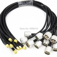 N штекер в RP SMA штекер Женский коаксиальный косичка Соединительный кабель адаптер RG58