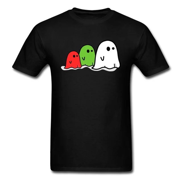 US $10.70 Lasting Charm Halloween Ghosts Sports T-shirt For Men Plus Size Team Tee Shirt Funky Black O-neck A