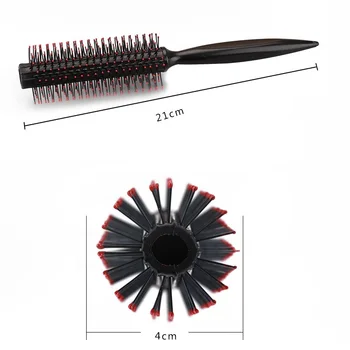 

Professional salon hair comb Pear flower round brush cylinder straight hair blowing modelling a comb