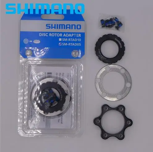 

SHIMANO SM-RTAD05 Center Lock Adaptor Adapter 6-Bolt Disc Brake Rotor to Centre Lock Hubs RTAD05