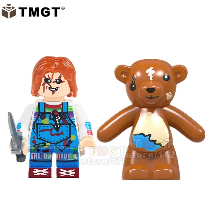 

2 Pcs/Lot Horror Child's Play Super Hero The Flash Movie 2 Emmet Batman Building Blocks Toys Gifts For Children