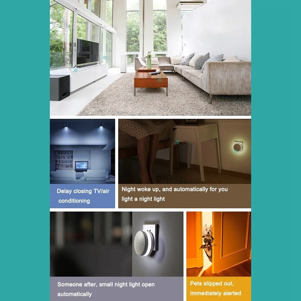 Xiaomi Mijia Human Body Sensor Smart Body Movement Motion Sensor Zigbee Connection Smart Home Accessories work with Mijia APP