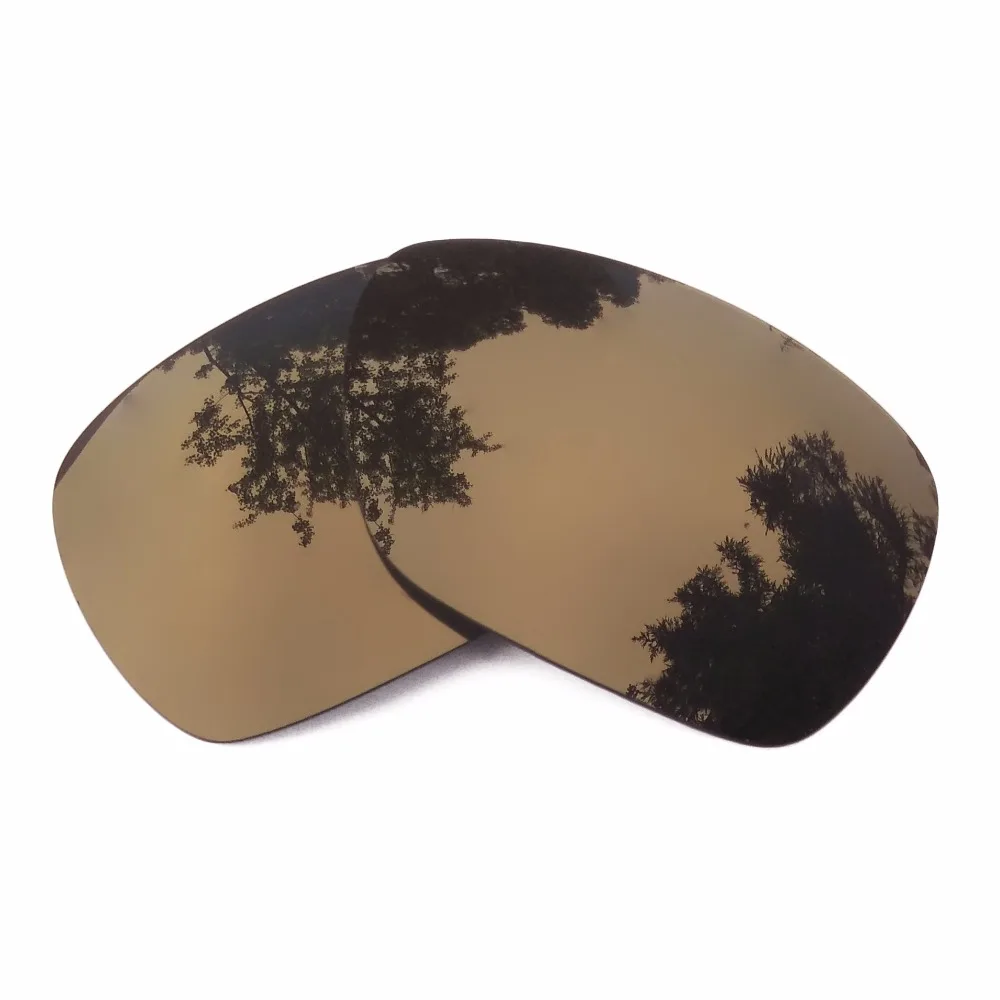 

Bronze Gold Mirrored Polarized Replacement Lenses for Inmate Sunglasses Frame 100% UVA & UVB Anti-scratch