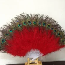 1 шт. высококачественный веер из павлиньих перьев реквизит для выступления на сцене танец живота Павлин вентиляторы