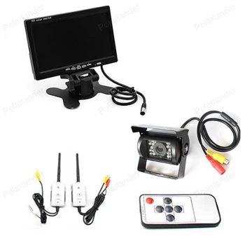 

Car Video For Truck Bus Vehicle With Rear View Camera 3in1 2.4G Wireless Adapter Kit 7 Inch Rearview Parking Monitor