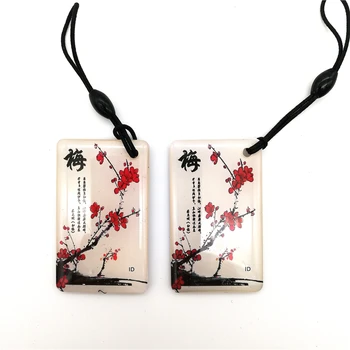 

1Pcs 125KHZ T5577 RFID Keyfob Rewritable Blank Card For Duplicator Cloner Copier Access Control Card Token Tag Keychain tickets