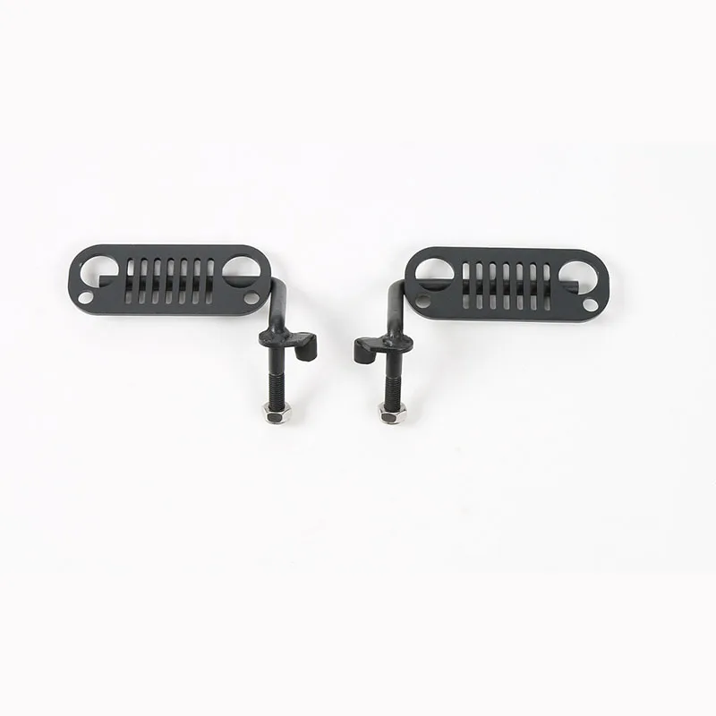 

Black Centre Net B Type Steel Door Foot Pedal 2 PCS For Jeep Wrangler 2012+ Step Board