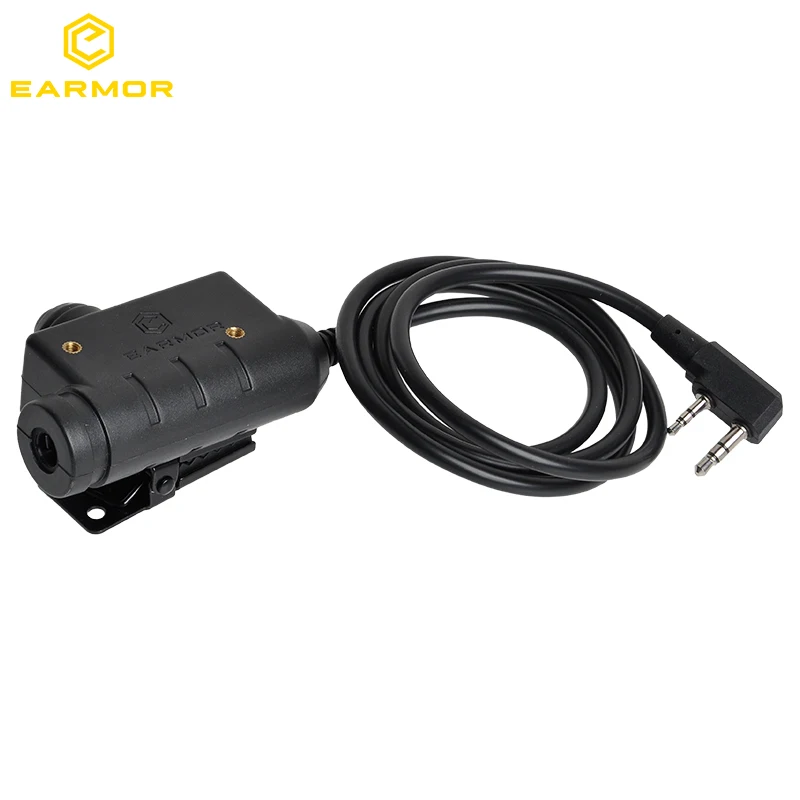 Fone de Ouvido Opsmen Earmor Kenwood Plugue Telefone 3.5 mm Aux Tático Acessório M51 Ptt 9 Cheap Fones de Ouvido tático & Acessórios