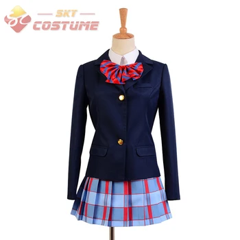 

LoveLive! School Idol Project School Uniform Women Girls Party Blue Dresses Carnival Cosplay Costume