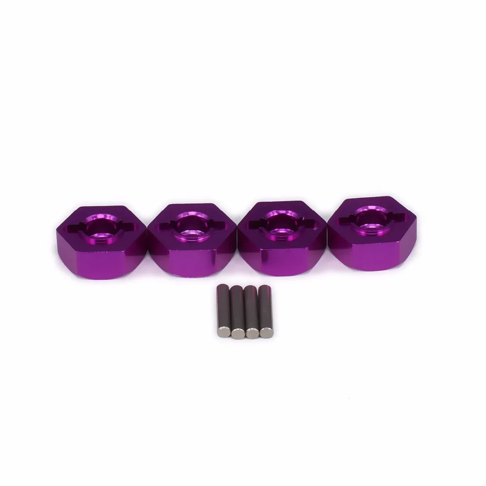 

4PCS RCAWD Aluminum Wheel Hex Hub Adaptor For Rc Hobby Model Car 1/14 Lc Racing Full Series BE6006 Hex Hub Wheel Hub Adaptor