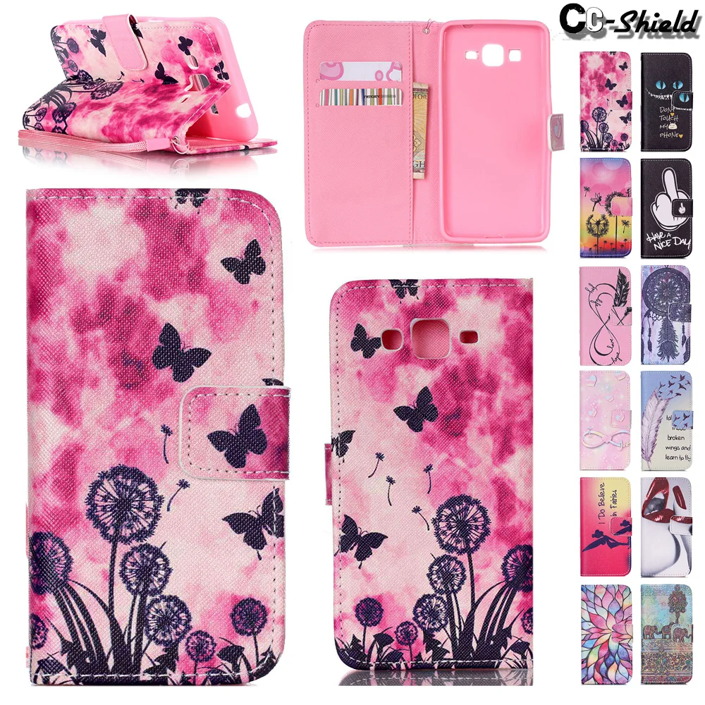 Flip case for Samsung Galaxy Grand Prime G531 H DS G531H G531F G531H/DS SM-G531H SM-G531F SM-G531H/DS Phone Cover Leather Case | Мобильные