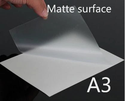  Matte Cold Laminating Self Adhesive Film Clear Monomeric 3 mil  Lamination Poster Sign Decal Document - 12X60 (1FT X 5FT) : Office  Products