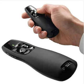 

2.4Ghz USB Red Laser Pointer R400 Wireless PPT Presenter Pointer Remote Control for Powerpoint Demo
