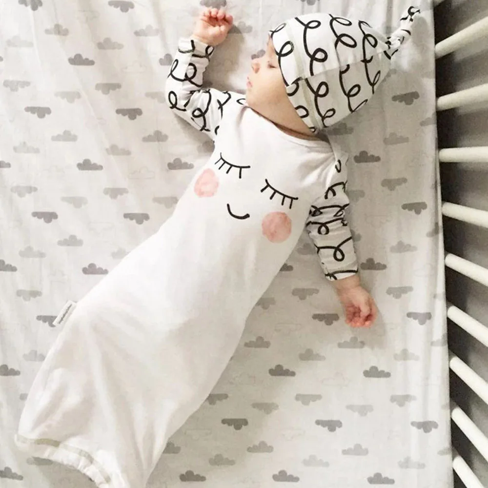 Buy Newborn Baby Boy Girls Long Sleeve Bodysuit