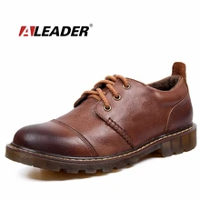 Winter Men Warm Shoes 2016 Casual Men’s Genuine Leather Oxfords Shoes Fur Waterproof Work Shoes Mens Snkeaers sapatos masculino