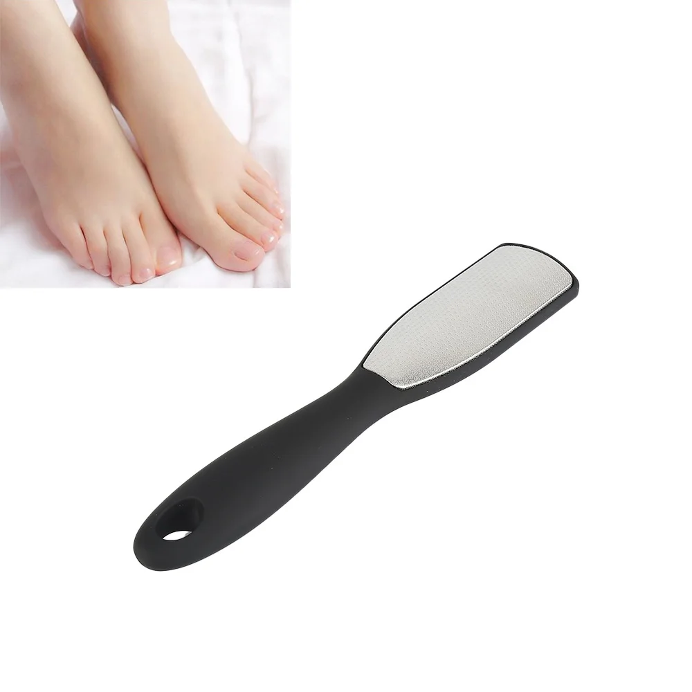 

2017 New Black Foot File Rasp Callus Dead Skin Remover Exfoliating Pedicure Toe Manual Foot Care File Tool Short Hair Portable