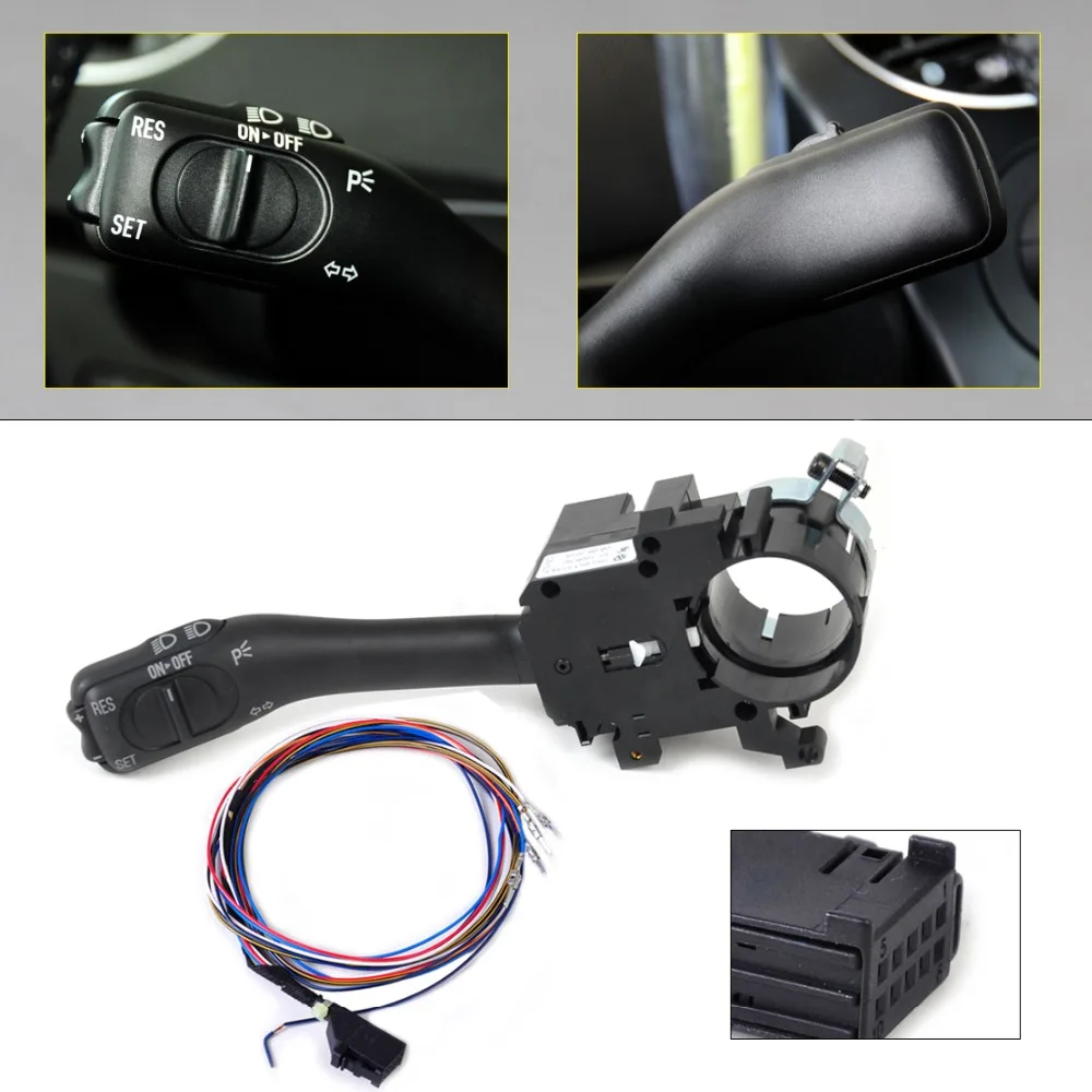 CITALL 1J0953513 Cruise Control System Stalk Harness For Golf Jetta Passat B5 Beetle Skoda Superb 1998