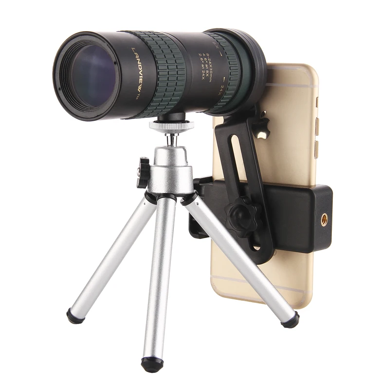 

Original landview 8-24X30 Zoom Monocular Telescope Pocket Binoculo Hunting Optical Prism Scope With Tripod Free Shipping