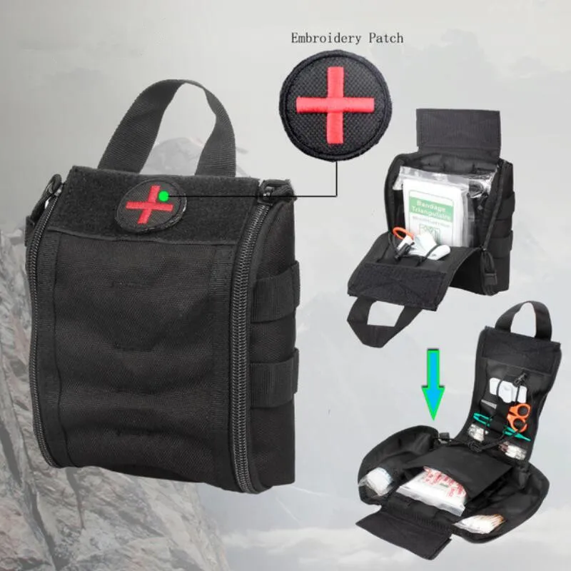 Нейлоновая медицинская сумка, тактические аптечки, медицинские аксессуары, сумка для охоты, туризма, выживания, модульная Сумка-медик