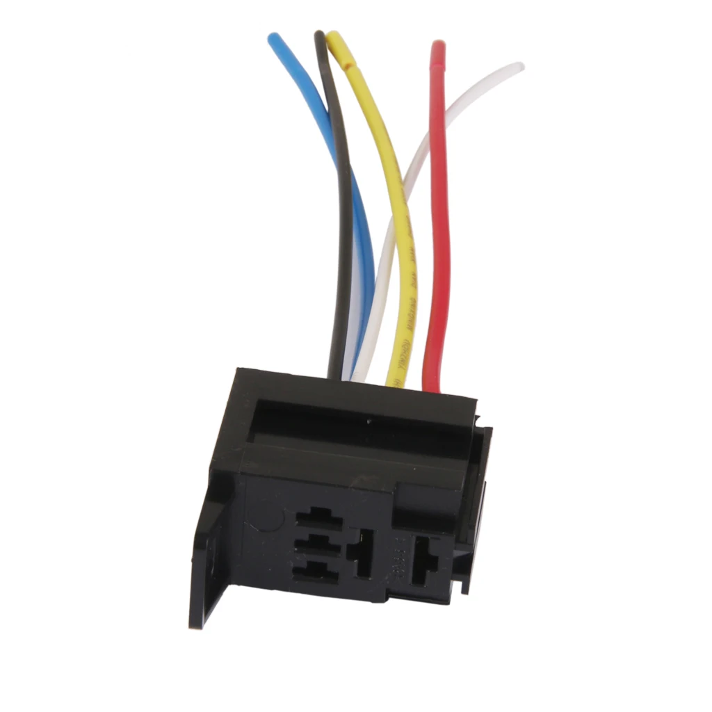 DC 12V 20A/30A AMP 5-Pin Relay Relays 5 Wire Wiring Harness Socket