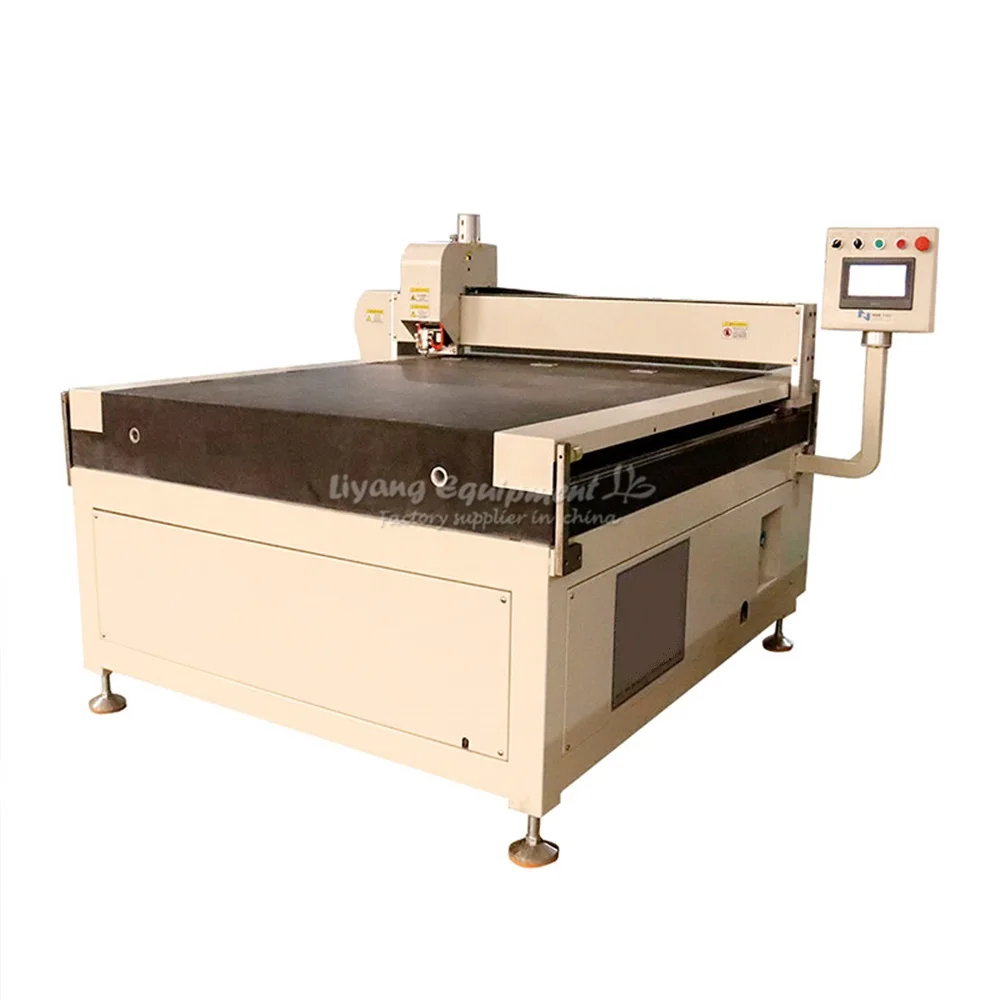 

LY-5565S ultrathin CNC straight line linear glass cutting machine 3 phase AC 380V 2.5KW for steel film mobile phone cover plate