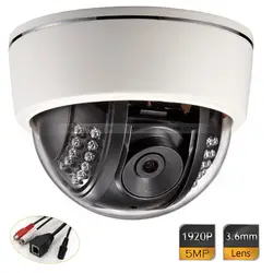 Full HD 1080 P H.264 Пластик купольная ip-камера Камера 5mp CMOS ONVIF ИК-двойной поток