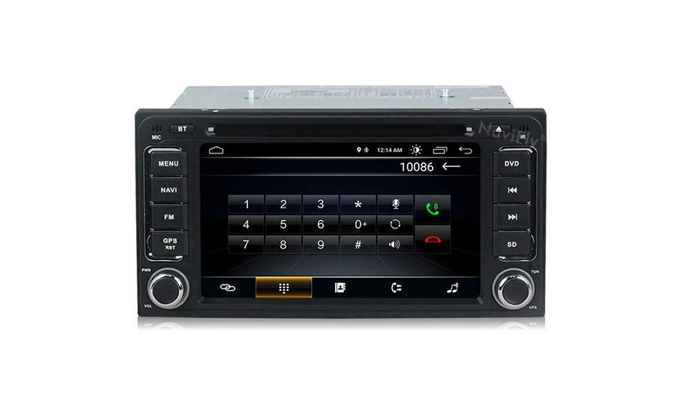 Flash Deal New Arrival!Navifly android8.1 Car multimedia Player Navigation GPS DVD for Toyota corolla RAV4 universal car radio NAVI 11