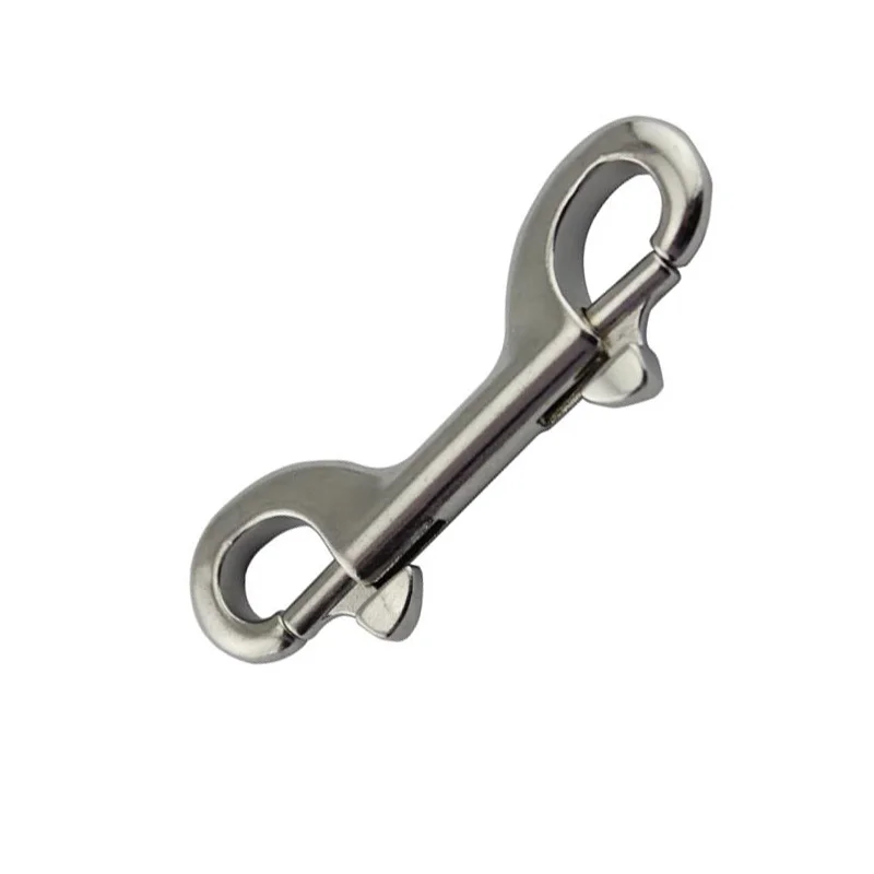 

5 pcs Double End Snap Hook 90 mm Stainless Steel 316 Marine Grade Luggage Double Clip Snap Hook for Diving