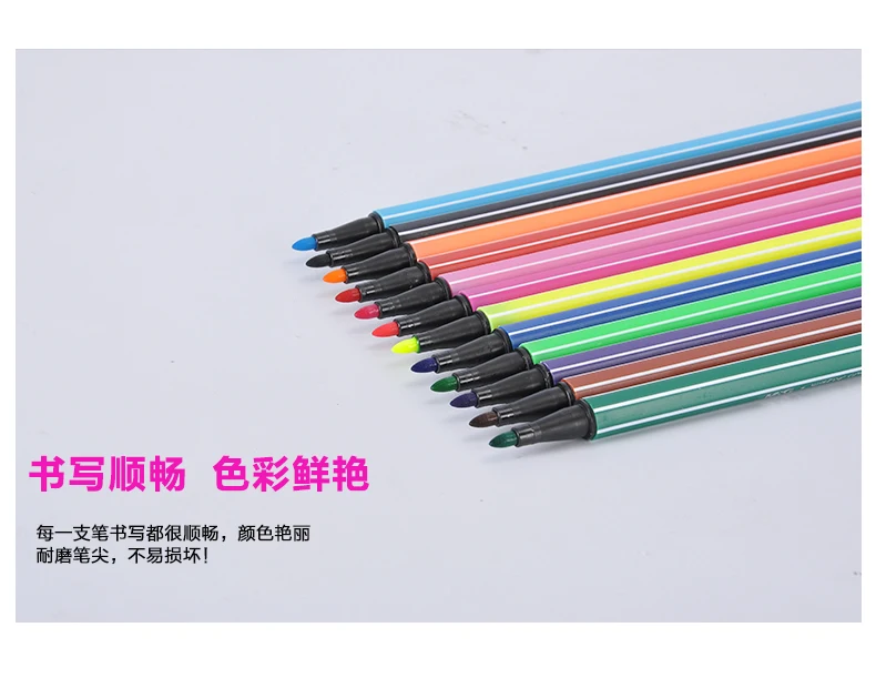 M& G 12 цветов 24 цвета 36 цветов моющиеся акварельные ручки для рисования Обучающие принадлежности