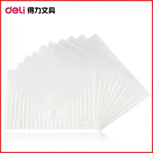 Эффективная 5502 A4 Прозрачная Сумка для документов сумка портфель застежка-Кнопка 5 шт./компл