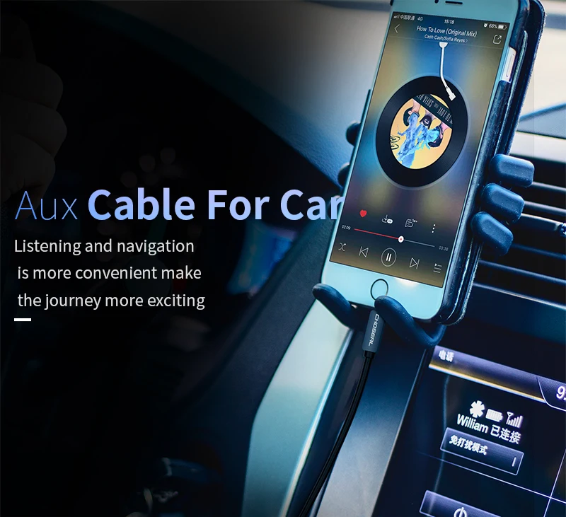 CHOSEAL Audio Cable 3.5mm Male to Male Aux Cable3.5mm Speaker Cable for JBL Headphones Xiaomi redmi 5 plus AUX Cord  (2)