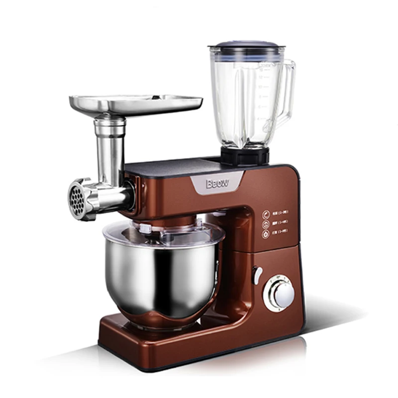 spesifikasi Rumah Multi Fungsi Listrik Food Adonan Mixer Makanan Memasak Mesin Penggiling Daging Mie Mesin Kecepatan Tinggi Blender